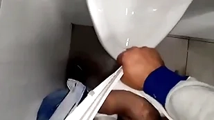 Cumming in the go to the powder-room at the pass in review