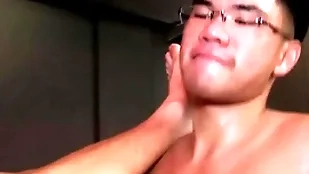 Asian doctor bangs his patient after having his locate sucked