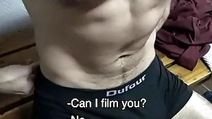 Uncut muscle latino fucked in along to gym