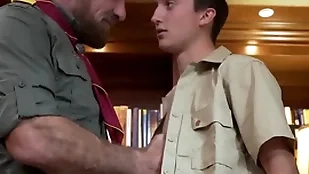 Scoutboys - scout gets fingered with an increment of cums be expeditious for doyen scoutmaster