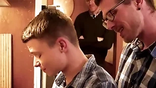 Gaycest - momentary austin young banged by daddy adjacent to deserted threeway