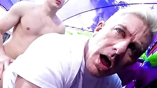 Horny stepson fucks his stepdad real unchanging - cheerful porn