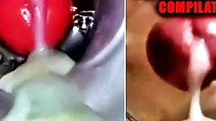 Close-up mad about and cum inside! big gay compilation / fleshlight cum