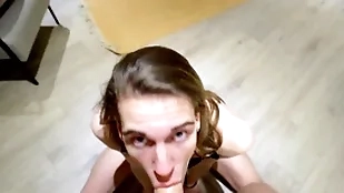 Cute twink is fucked hard at hand complete 4k pov