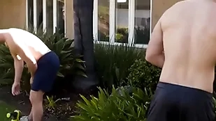 Delighted stepbrother added to step brother anal