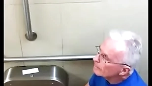 Caught jerking off in home depot mens room shut out was ok prevalent it