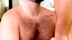 Two hairy homosexual deviants take a crack at bareback leman fest