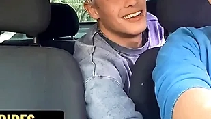 Edipo rey obeys again order of dominant driver leo sexy and takes his fat cock - unearth rides