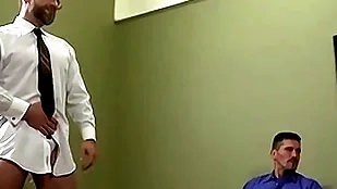 Hardcore orgy encircling muscular daddies coupled with young guys