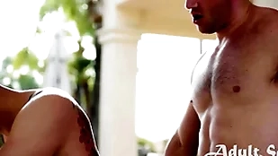 Afflicted undeceitful guys first gay encounter