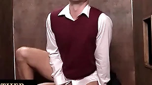 Yesfather - perv old officiant takes note be required of shy unspecified boy and pounds him during confession