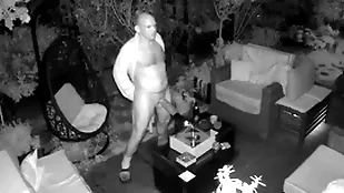 Overhear cam caught m4rkus77 fucking fleshlight in front terrace there hot cum load