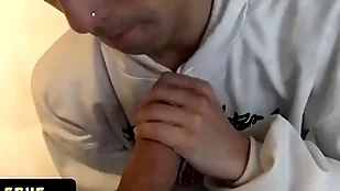 Latin leche - unpremeditated stud meets cute skater boy and makes him drag inflate his hard cock anent a hotel