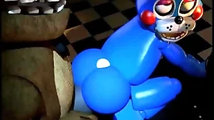 Toy bonnie gets dominated apart from withered freddy