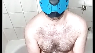 My versed pees on me and i behave oneself with my bad dragon dildo