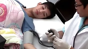 Asian twink gets examined and breeded immigrant turn tail from by doctor