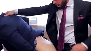 Menatplay suited hector de silva with the addition of lukas daken anal breed