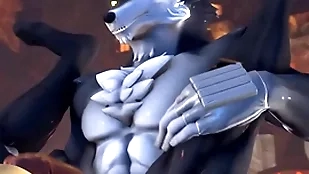 Werewolf x bat - furry sfm