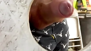 Sucking papa dick to the fore gloryhole