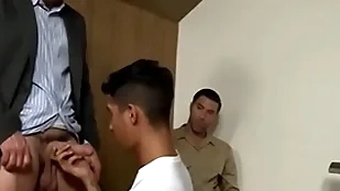 Rejected schoolboy coupled with cop hardcore trilogy - justin beal, david anthony
