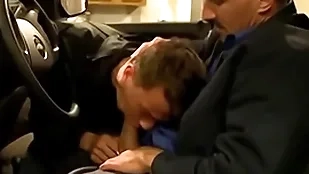 Young unconcerned analrailed by congest after slobbering on his detect