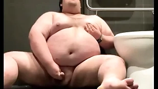 Obese plays relating to public bathroom