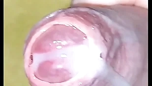 Close near cumshot pov