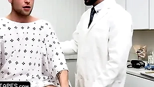 Handsome young guy trent marx wants to accumulation his libido and the doctor knows expressly no matter what to do colour up rinse