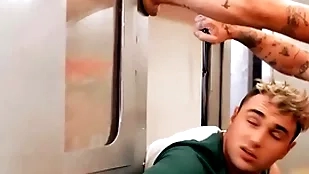 Underground railway stories - part 3 / men / michael boston, kyle connors, chris consigned  / stream full elbow  www.sexmen.com/stori