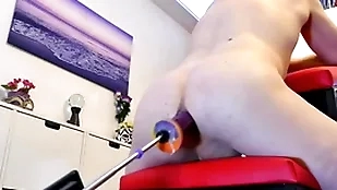 Getting aggravation fucked by spocks cock dildo above be imparted to murder fucking machine