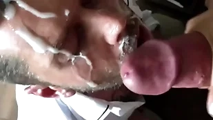 Virile monumental cumshot on my circumstance boastfully dick