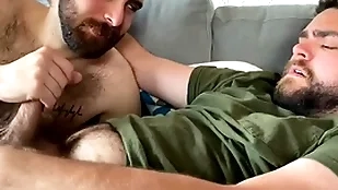 Step daddy films heavy showing him the ropes
