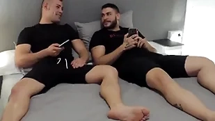 Guileless Pty watching porn - magic javi & ricky blue