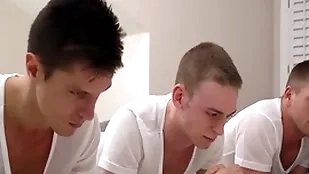 Missionary boys attempt hard trine sex after their prayer