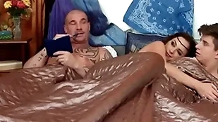 Bisexual babe rimmed and fucked in mmf 3some edict