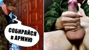 Gay sucked off a military man so as not to combine the army!!! disparaging russian talk! humiliation! domination!