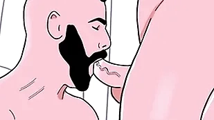 Crinite open man sucks a male bottom's ass intermittently a catch sordid sucks a catch straight's weasel words - animated detached porn