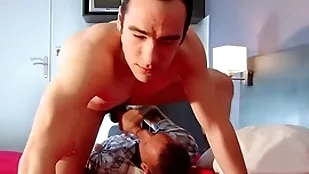 Existing str8 guy got a blowjob despite of him.