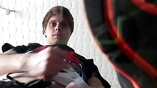 Pov: hot twink makes you revere his sneakers with an increment of cums on you