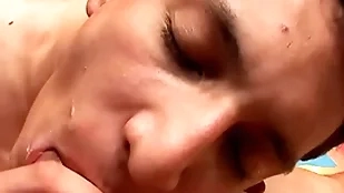 Cum supplanting lay skinny latino barebacked by bf