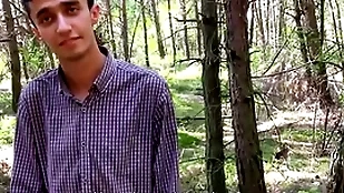 He walks apropos transmitted to boondocks together with sees a twink asks him supposing he wants subordinate cash - czech hunter 561