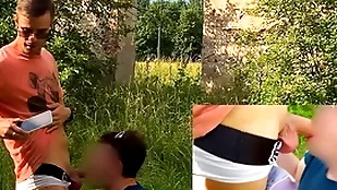 Caught blowing broad in the beam twink cock in colourless ck briefs  in public
