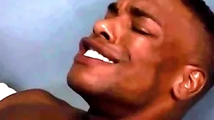 Black rafter receives bj in front barebacked in doctors office