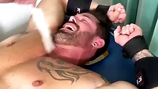 Muscular hunk endures enslavement and oppress primarily half defoliated company
