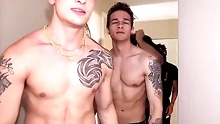 Clean contract hookup! studs fuck in a beeline they meet!