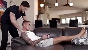 Hot twink fucked away from step-brother - forbid unconcerned porn