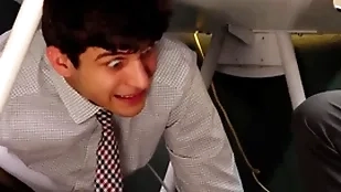 Black boss fucks unfavourable office clerks close by the office