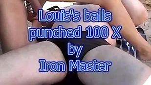 Testicle fight game chiefly louis by iron dexterous