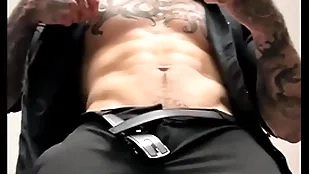 Stroking my massive cock coupled with talking dirty in front sensitive a huge albatross