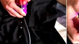 Get under one's spent amateur video! i finished with a unsparing allotment be worthwhile for cum wean away from a vibrator!!! moans increased by dirty talk!